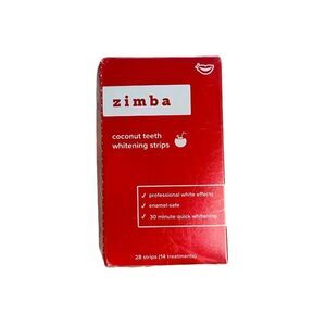 Zimba Coconut Teeth Whitening Strips Kit NWT